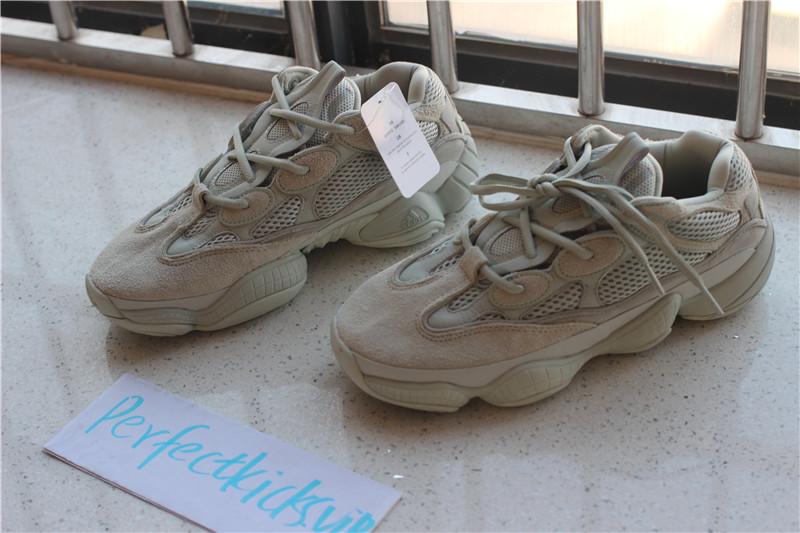 God Yeezy 500 Salt EE7287 retail sample version ready